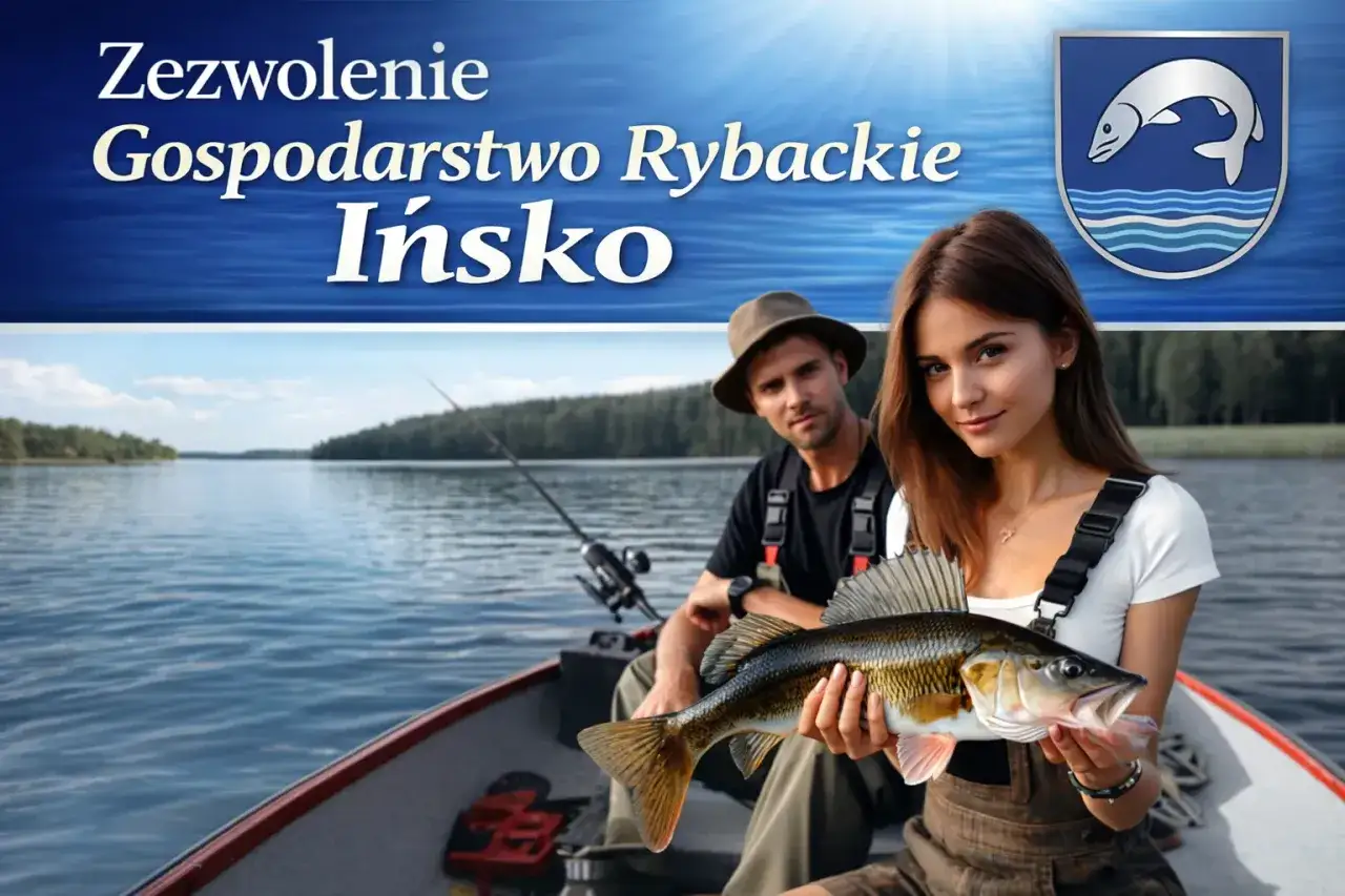 Łowienie z łodzi: jakie dokumenty są potrzebne oprócz karty? Para na łodzi z rybą.